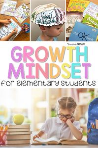 Tons of helpful growth mindset activities for elementary students in one place. Easy to implement ideas to motivate kids to build a strong growth mindset! #growthmindset #classroommanagement #socialskills #socialresponsibility #socialemotionallearning #powerofyet