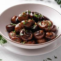 Slow Cooker Balsamic Glazed Mushrooms Recipe - Vegan in the Freezer