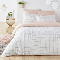 Charline Graphic Reversible Cotton Duvet Cover LA REDOUTE INTERIEURS - Bed Linen