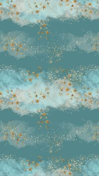 clouds and stars print #style