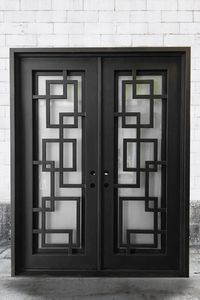 Marcelle Double Entry Iron Doors 61 x 81 (RightHand) | Precise Iron Doors