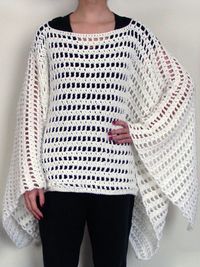 crochet poncho