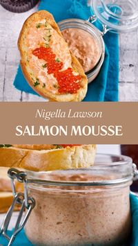 Nigella Lawson’s Salmon Mousse is made of smoked salmon, cream cheese, lemon juice, and dill. It serves 6 and takes about 10 minutes to prepare. Blend ingredients, season to taste, chill for an hour, then serve with crispbread or crackers. Enjoy this flavorful appetizer!