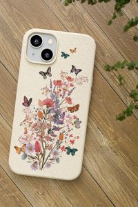 Beautiful retro style design and eco-friendly phone case for both Iphone and Samsung. Floral and butterfly design.

These cases are plastic-free and are biodegradable. Made from PBAT and PLA plant polymer and bamboo fibers, these cases naturally biodegrade 160 days after disposal. They also support wireless charging for hassle-free battery charging on the go.

For more phone cases go to:
https://www.etsy.com/shop/purplepeakprints?ref=dashboard-header&search_query=phone

#etsy #etsysalle #etsyshop #etsyhandmade #design #home #homedecoration