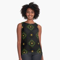 "Sleek and Chic, Modern Geometric Designs for Contemporary Interiors_black" Sleeveless Top for Sale by SkillsDesigns | Redbubble