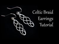 Easy Celtic Braid Wire Earrings Tutorial - The Beading Gem's Journal