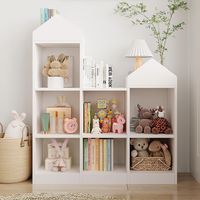 The cubby storage organizer features 7 storage compartments in different sizes to meet various needs and provide enough space for kids to grab their favorite toys, balls, blocks and school supplies easily while offering top roof-shaped shelves to store and display reading books, coloring books, comic books, picture books or any other book, which makes the room concise, neat and organized.Dimension:42.32¡±x 35.94¡±x 11.8¡± (H x W x D).