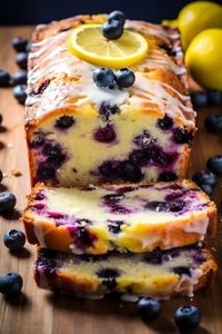 Lemon Blueberry Yogurt Loaf - That Oven Feelin