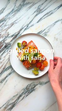 This simple and healthy grilled salmon with salsa dish is exactly what you need on your summer menu. Made with Omaha Steaks Wild Alaskan Skin-On Sockeye Salmon Fillets and a fresh tomato and avocado salsa, this dinner recipe is delicious, healthy, and ready in under 25 minutes. Get the full recipe now.