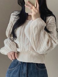 Beige Casual Collar Long Sleeve Fabric Plain Pullovers Embellished Slight Stretch  Women Clothing