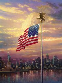 "The Light of Freedom" - Thomas Kinkade