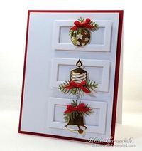 Impression Obsession Clean and Simple Holiday Cards