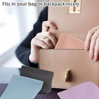 Amazon.com: CANIPHA 4pcs Lambskin Pocket Cosmetic Bag, Waterproof Portable No Zipper Self-closing Small Makeup Pouch for Women Mini Travel Storage bag for Cosmetics Headphones Jewelry : Beauty & Personal Care