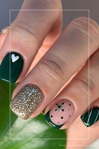 Get into the holiday spirit with these 45+ stunning Green Christmas nail designs! Whether you prefer short or long nails, acrylic or gel, we've got creative ideas for every nail type. Get inspired with these amazing designs featuring dark, emerald shades of green, from forest to hunter green. Add some extra bling or choose from a variety of simple and elegant designs. Don't miss out on these amazing Green Christmas nail designs that will have you feeling festive and chic 💅🎄