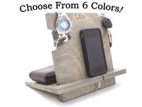 Anniversary Gifts for Men, Personalized iPhone Dock, Docking Station