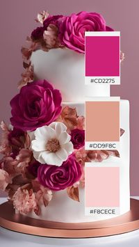 If you are looking for ideas to help you create your wedding color palette, then check out these beautiful fuchsia and rose gold wedding color ideas to help inspire you! | Wedding color schemes | Wedding color palettes | Wedding theme | Wedding theme ideas | Wedding colors | Wedding color inspiration | Wedding color ideas | Wedding themes | Wedding colors unique | Fall wedding color ideas | Winter wedding color ideas | Spring wedding color ideas | Summer wedding color ideas |