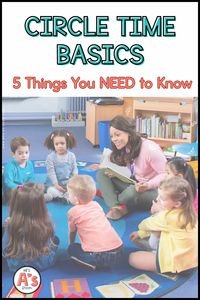 Getting and keeping your preschool kids' attention during circle time can be hard, but these five circle time basics will help you do just that!