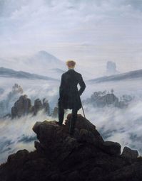 It is thought that Wanderer Above the Sea of Fog is a self portrait of Friedrich. The figure stands reflecting and mesmerized by the hazy fog as if it were a religious and spiritual experience.