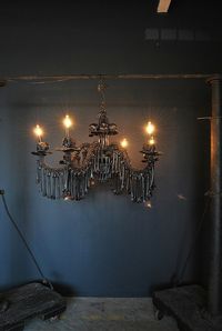 Bone Chandelier by Mariano Chavez