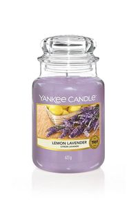 Clean and inviting... a powdery fresh blend of tangy lemon citrus and sweet lavender flowers. Top notes: Tangerine, Lemon, Aromatic Lavender. Mid notes: Fruity Notes, Orange, Petitgrain, Eucalyptus. Base notes: Vanilla, Hints of Spice. This Yankee Candle Large Jar Scented Candle is an ideal size to fill spaces big and small with inviting, true-to-life fragrance. Lasting up to 150 hours, the large candle provides a long burn to add a pleasant aroma to dinner parties, lazy Saturdays and a season's worth of little moments. The natural-fibre wick is straightened and centred by hand to ensure the best quality burn. Thanks to a combination of carefully curated scents made using quality ingredients from around the world and premium waxes, this large Yankee Candle creates a beautiful atmosphere.