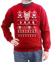 Unisex Krampus Ugly Holiday Sweater Sweatshirt - Christmas Sweater