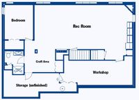 Image result for basement floor plan with rough in in the middle of the room