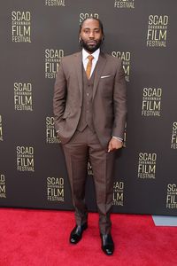 SAVANNAH, GEORGIA - OCTOBER 26: John David Washington attends the 27th SCAD Savannah Film Festival Opening Night Red Carpet on October 26, 2024 in Savannah, Georgia.  (Photo by Cindy Ord/Getty Images for SCAD)