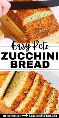 Try this easy keto zucchini bread recipe—it's a tasty and guilt-free treat that everyone will like. Using almond flour and having only 3g net carbs, this zucchini bread is light, tender, and very moist. Whether you have it for breakfast, dessert, snack-time, or as a delicious appetizer, it's sure to become a new favorite in your keto recipes. It's a sugar-free and gluten-free recipe, and you can make the batter in less than 5 minutes. The bread is really moist,and full of flavor.