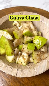 Learn how to make this spicy, sweet, and sour guava chaat at home! It is the perfect snack to spice up your day.