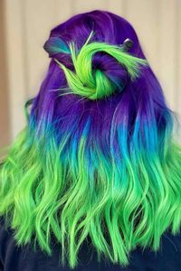 Vibrant And Pastel Mermaid Hair Color Ideas ★ Bright Mermaid Ombre Hair