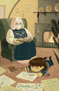 I wish there was an option to stay a little longer with Toriel, eat the pie, take a toy, and she lets us go without fighting and the feels i hate resetting and this is part of why TORIEL *sobs*