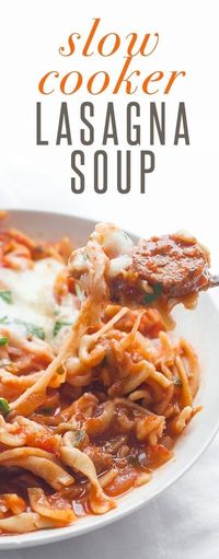 With simple ingredients and minimal prep time, crockpot lasagna soup recipe is the perfect comfort food for a busy weeknight. 