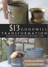 $13 Goodwill Transformation: Tin Buckets. Passionate Penny Pincher is the #1 source printable & online coupons! Get your promo codes or coupons & save.