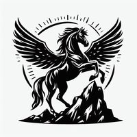 HORSE vector logo tattoo images