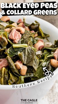 This dish is so iconic of the south, the earthy flavorful comfort food we all love. A great southern black eyed peas and collard greens recipe that will have everyone coming to eat with you.