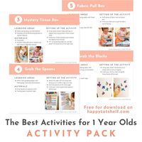 35+ Easy and Fun Activities for 1 Year Olds - Happy Tot Shelf