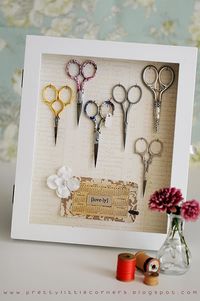 Cute idea for a shadowbox