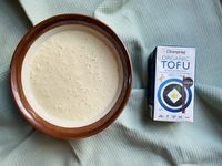 Creamy vegan silken tofu sauce base