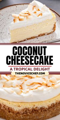 This indulgent Triple Coconut Cheesecake is a swoon-worthy delight! With real cream cheese, coconut milk, and shredded coconut, it’s the perfect dessert for Easter, or for a summertime fete.