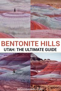 I was looking for the rainbow mountains in utah and the rainbow hills in utah that look like Mars in Utah, and it's at the Bentonite Hills Utah!