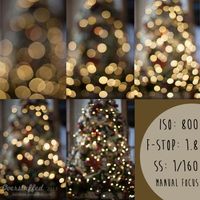 How to achieve Christmas Light bokeh with manual focus