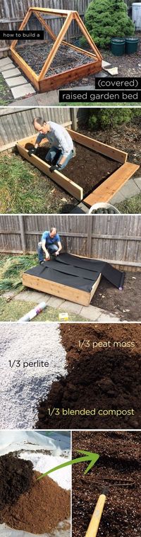 Here, we take a look at these fabulous raised garden-bed ideas that will transform your perception of raised garden beds. DIY Removable Greenhouse Covered Raised Garden Bed ;/п: To increase your yields and extend the growing season, consider making a removable greenhouse-covered raised garden bed. A covered garden will help keep the bugs away, and also, help protect plants from..