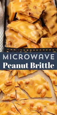 Microwave Peanut Brittle - I Heart Eating