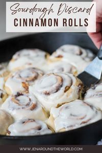 Sourdough Discard Cinnamon Rolls - Jen Around the World