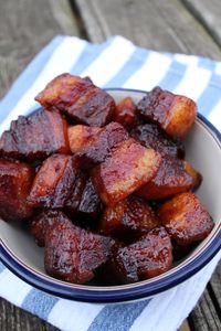 smoked pork belly burnt ends