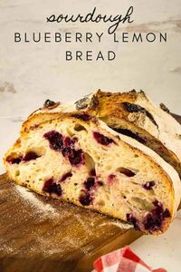 Blueberry Lemon Sourdough Bread