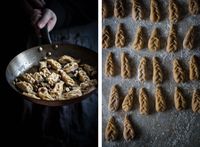 Butternut squash and goats cheese culurgiones (Sardinain ravioli) - twigg studios