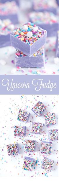 Unicorn Fudge | Sprinkles for Breakfast