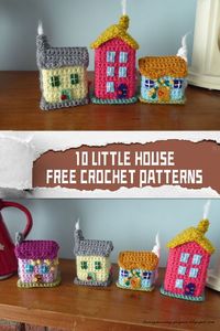 These Little House creations transcend their physical form, becoming symbols of the joy that crochet brings into our lives #freecrochetpatterns