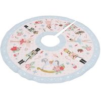 Nutcracker sweets brushed polyester tree skirt